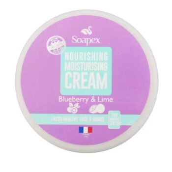 Soapex Blueberry & Lime Extract Nourishing Moisturising Cream 220ml